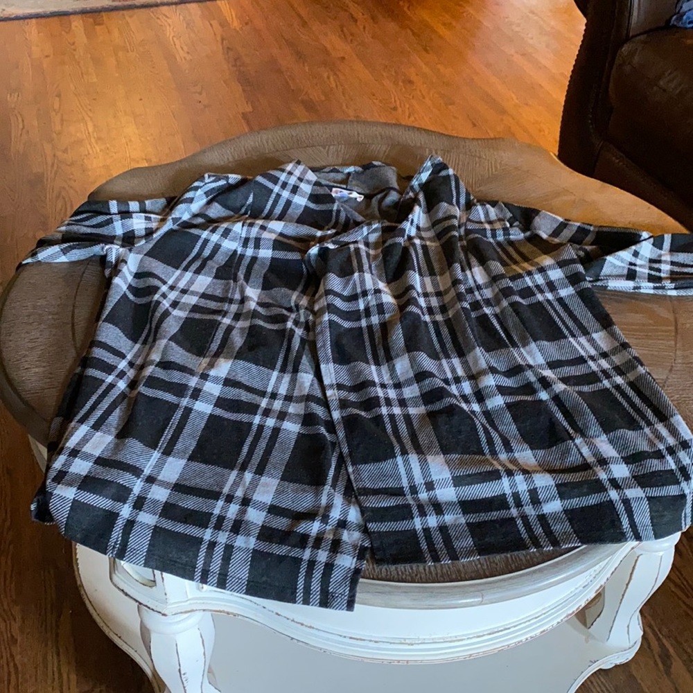 Cotton blazer/wrap